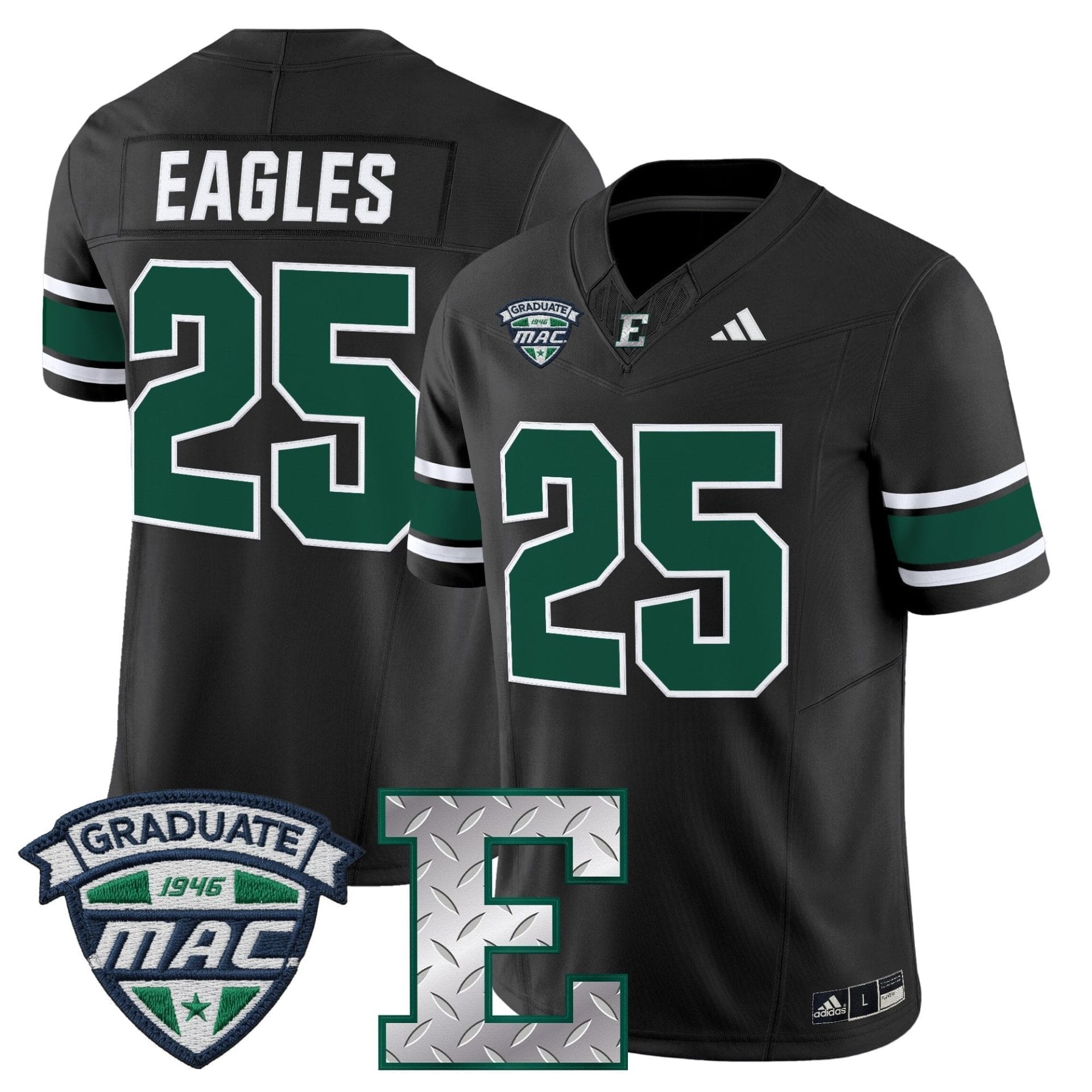 Eastern Michigan Eagles 2025 Vapor Limited Jersey - All Stitched - Image 26