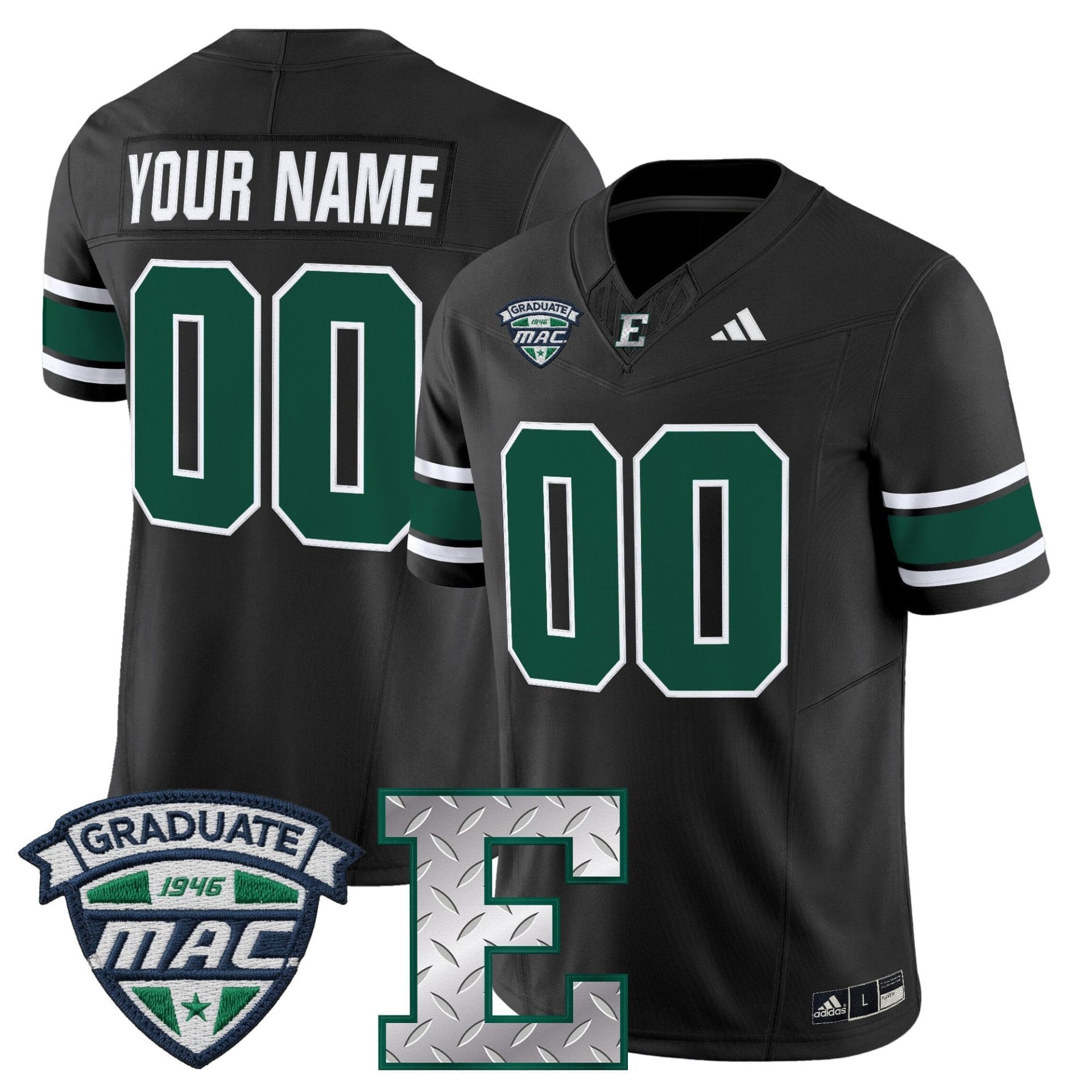 Eastern Michigan Eagles 2025 Vapor Limited Custom Jersey - All Stitched - Image 3
