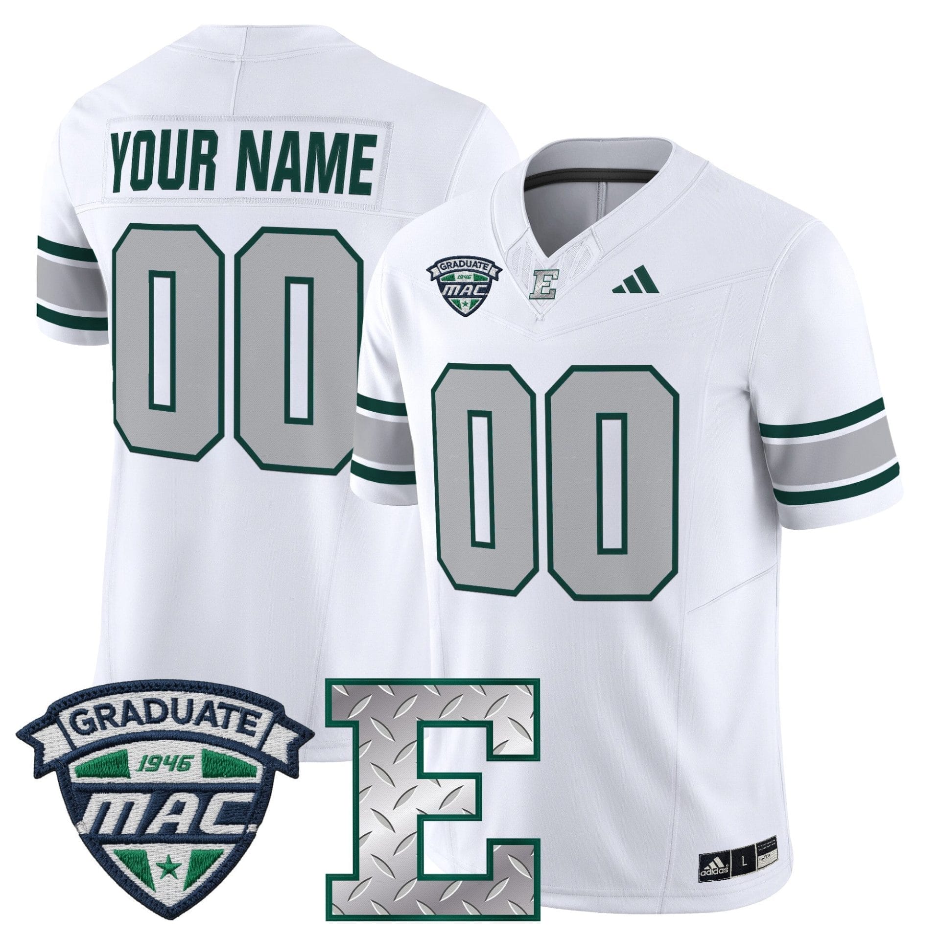 Eastern Michigan Eagles 2025 Vapor Limited Custom Jersey - All Stitched - Image 2