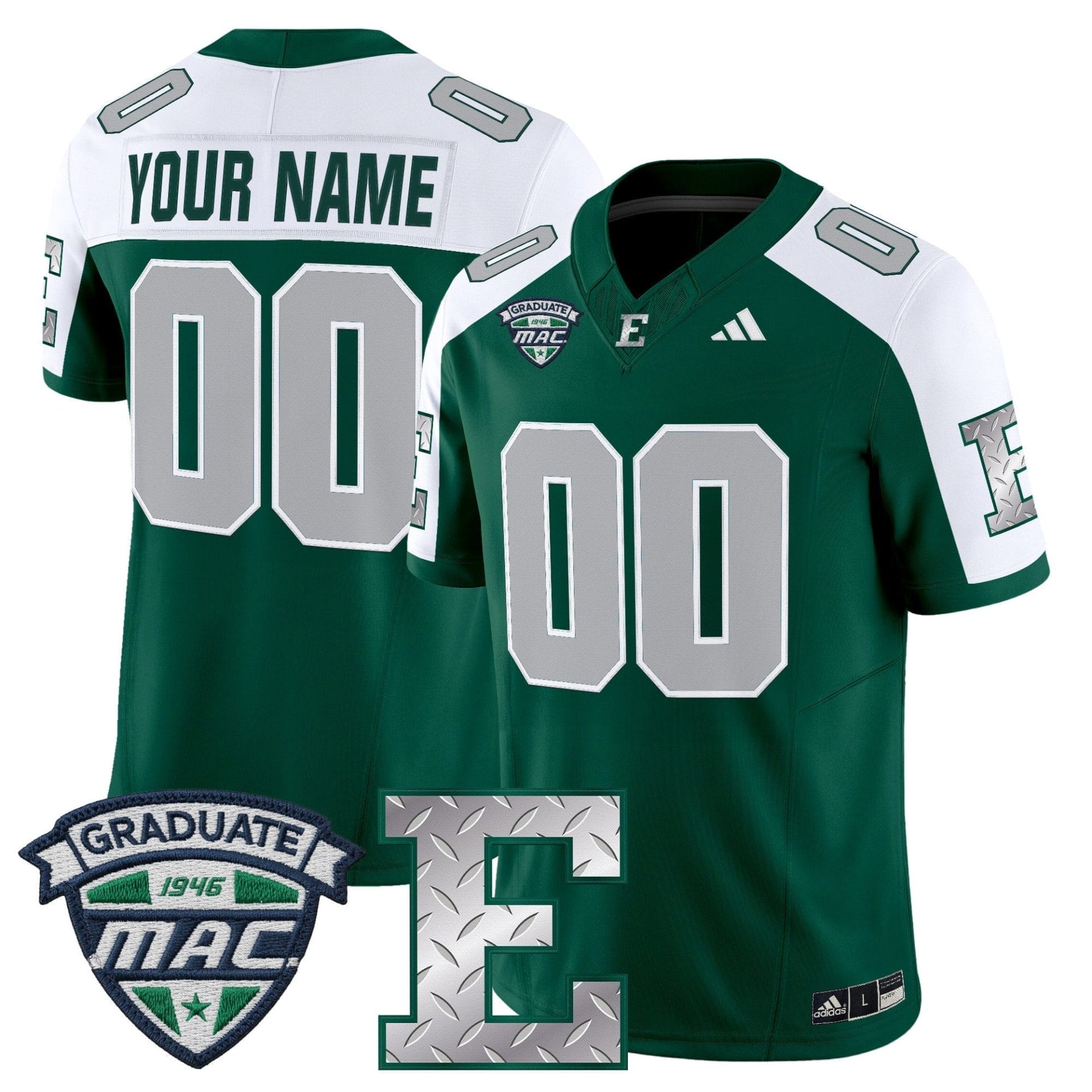 Eastern Michigan Eagles 2025 Vapor Limited Custom Jersey - All Stitched - Image 4