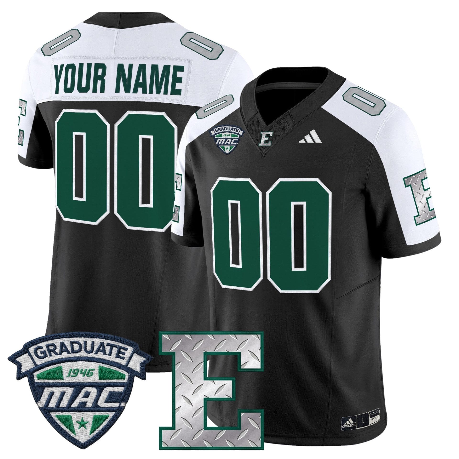 Eastern Michigan Eagles 2025 Vapor Limited Custom Jersey - All Stitched - Image 5