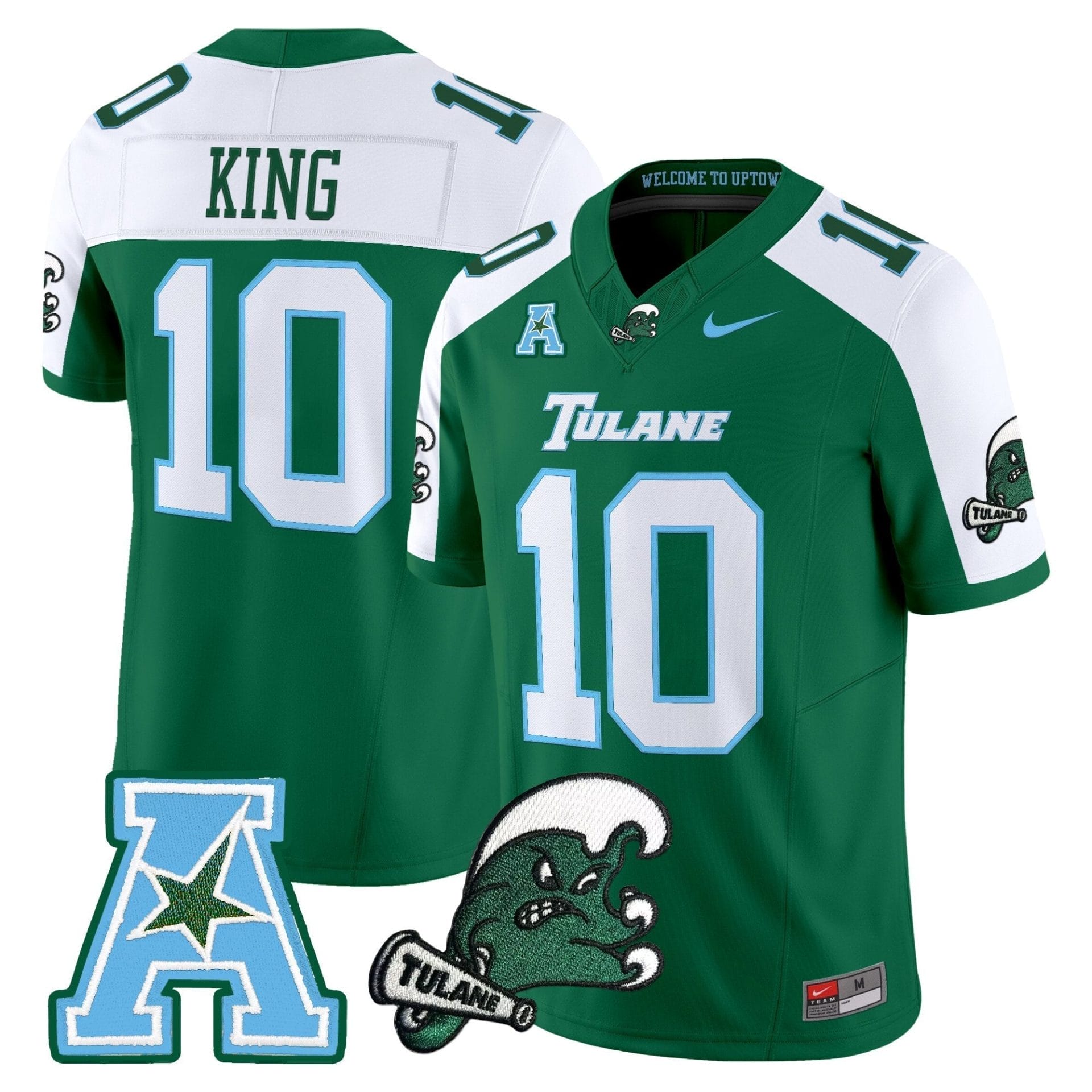 Tulane Green Wave 2025 Vapor Limited Jersey - All Stitched - Image 6