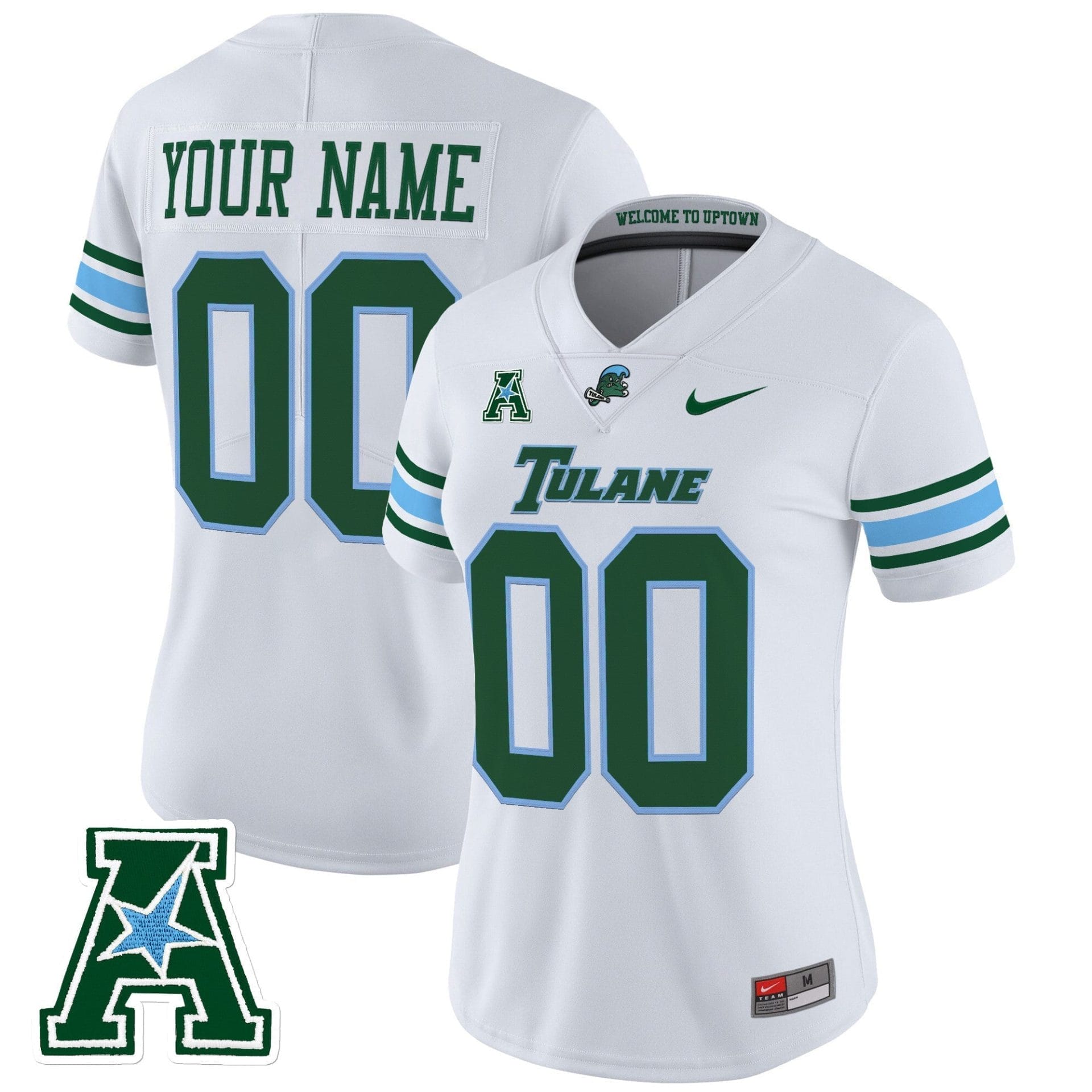Tulane Green Wave 2025 Vapor Limited Custom Jersey - All Stitched - Image 10