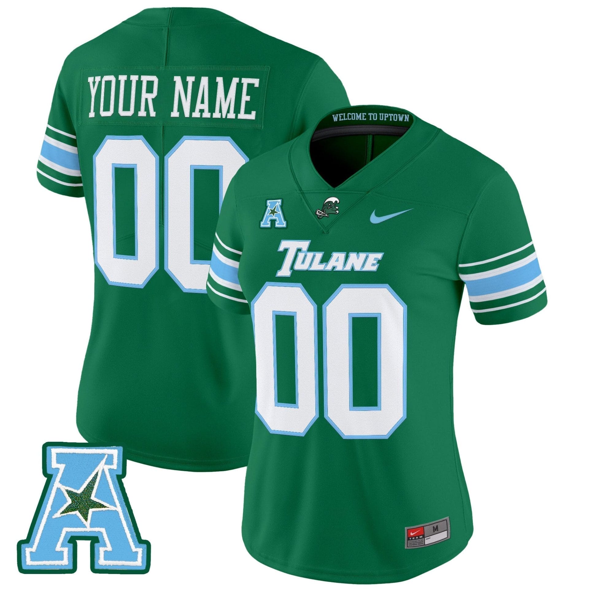Tulane Green Wave 2025 Vapor Limited Custom Jersey - All Stitched - Image 8