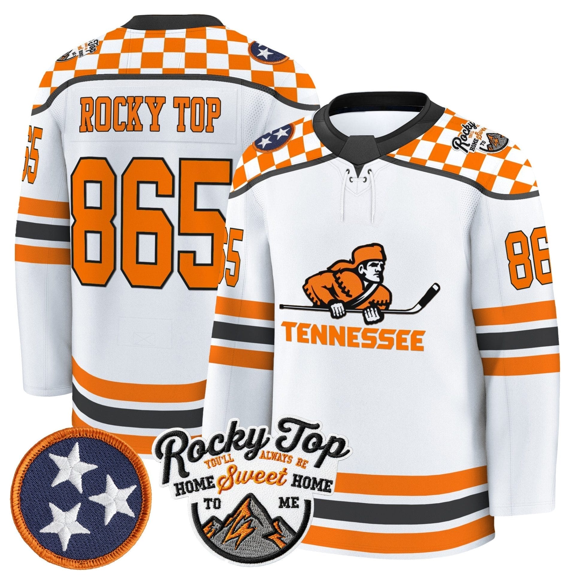 Men's Tennessee Volunteers 2025/26 Premium Jersey - All Stitched - Image 2