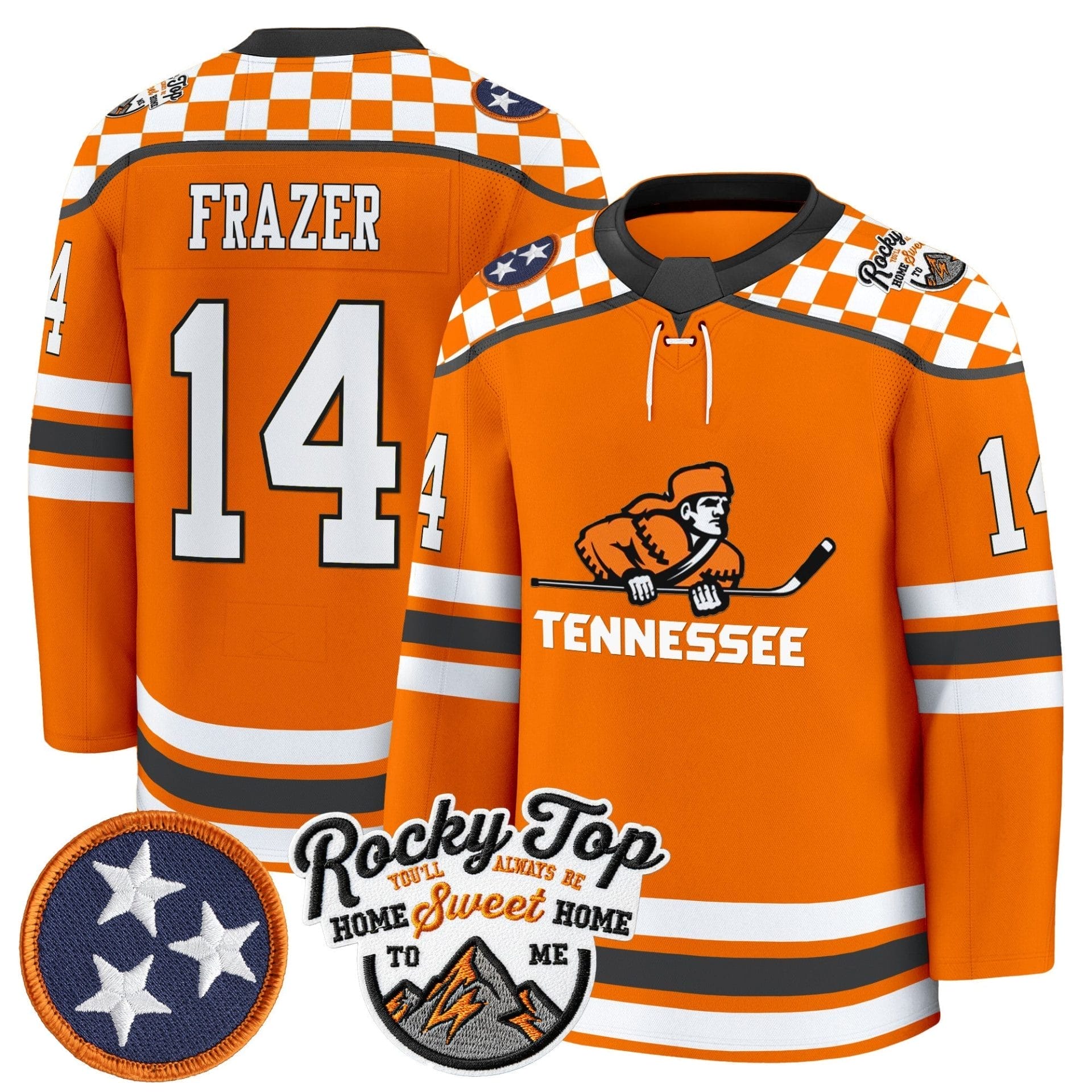 Men's Tennessee Volunteers 2025/26 Premium Jersey - All Stitched - Image 14