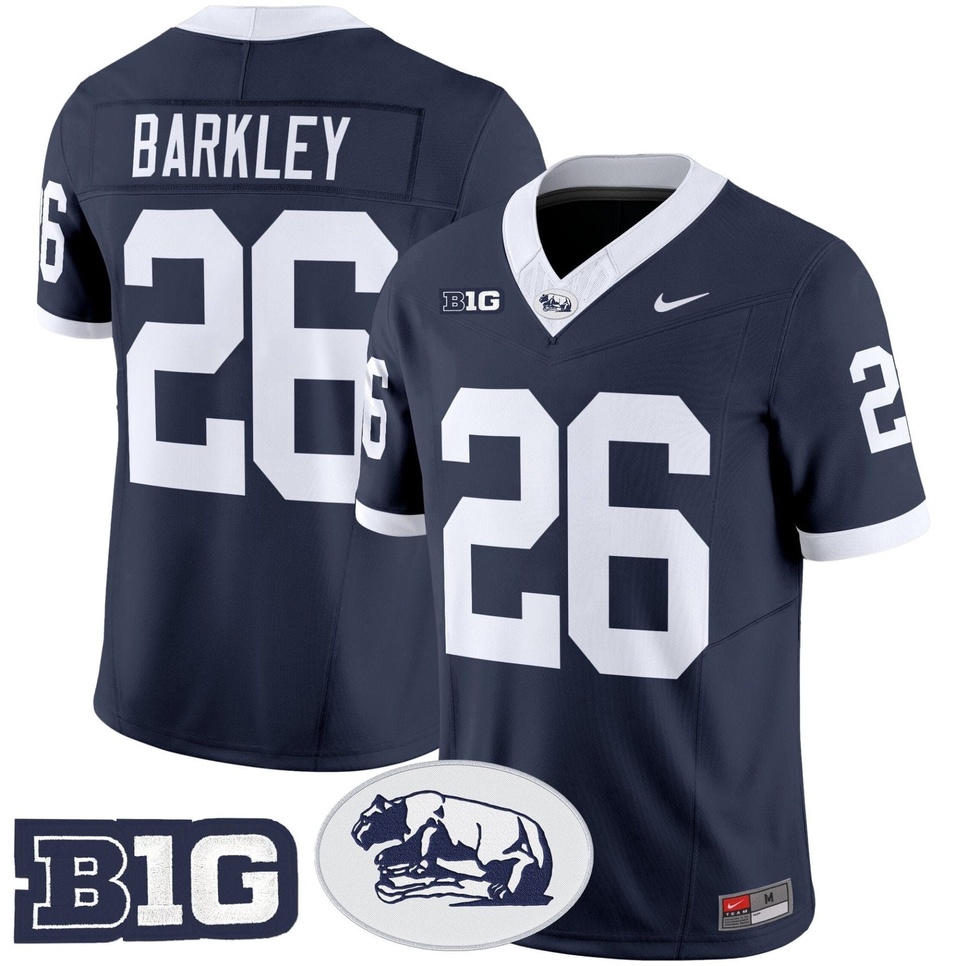 Men's Penn State Nittany Lions Throwback Vapor Limited Jersey - All Stitched - Image 6
