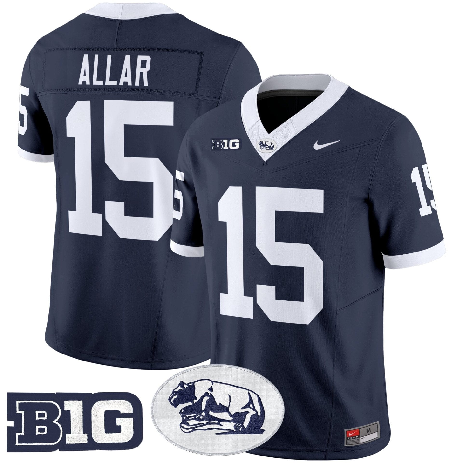 Men's Penn State Nittany Lions Throwback Vapor Limited Jersey - All Stitched - Image 2