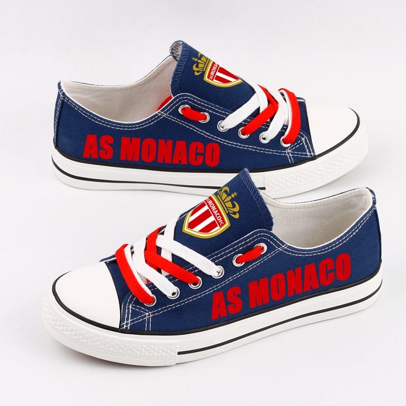 AS Monaco Low Top Canvas Sport Sneakers Shoes For Men Women Fans - Image 2