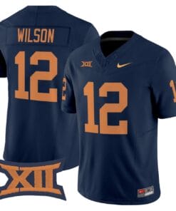 Anthony Wilson Jr Jersey #12 West Virginia Mountaineers 1965 Throwback Stitched