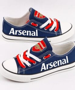 Alternative view of Asenal Low Top Canvas Sport Sneakers Shoes For Men Women Fans