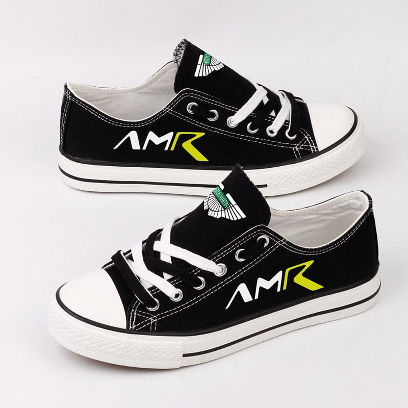 Aston Martin Canvas Sneakers Shoes For Men Women Fans