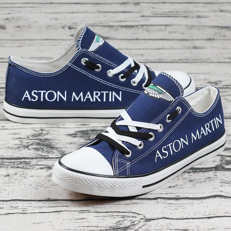 Aston Martin Canvas Sneakers Shoes For Men Women Fans - Image 2