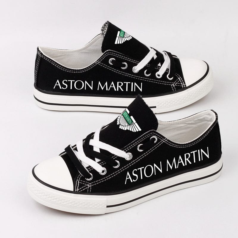 Aston Martin Canvas Sneakers Shoes For Men Women Fans - Image 3