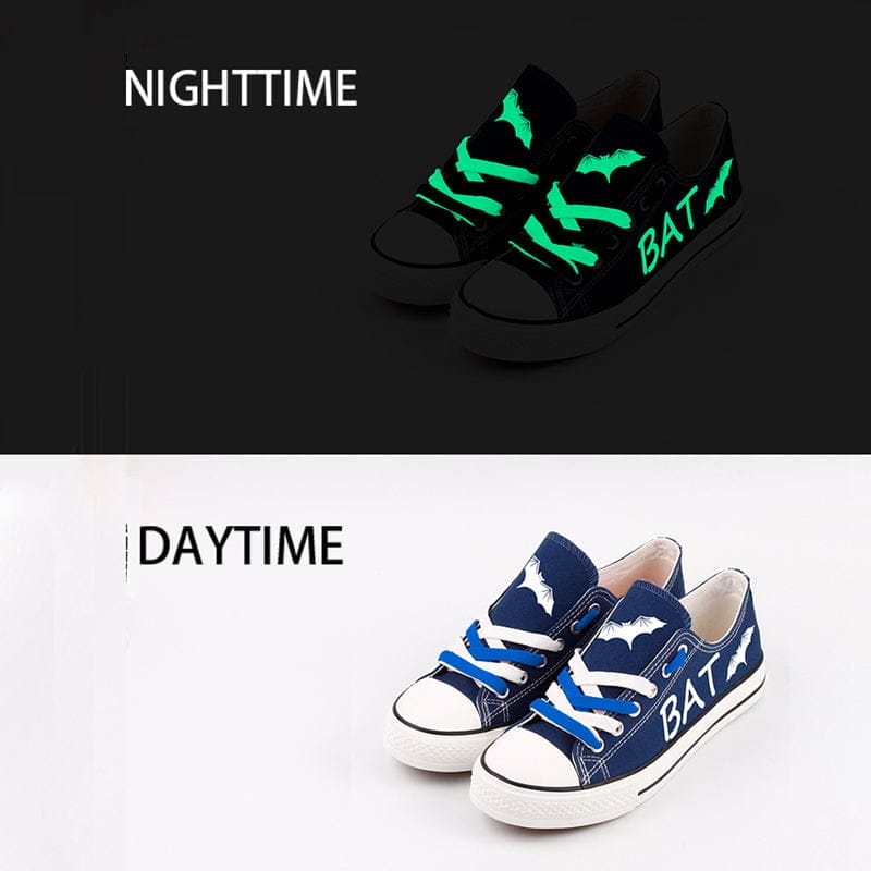 Bat Canvas Sneakers Shoes For Men Women Fans - Image 4
