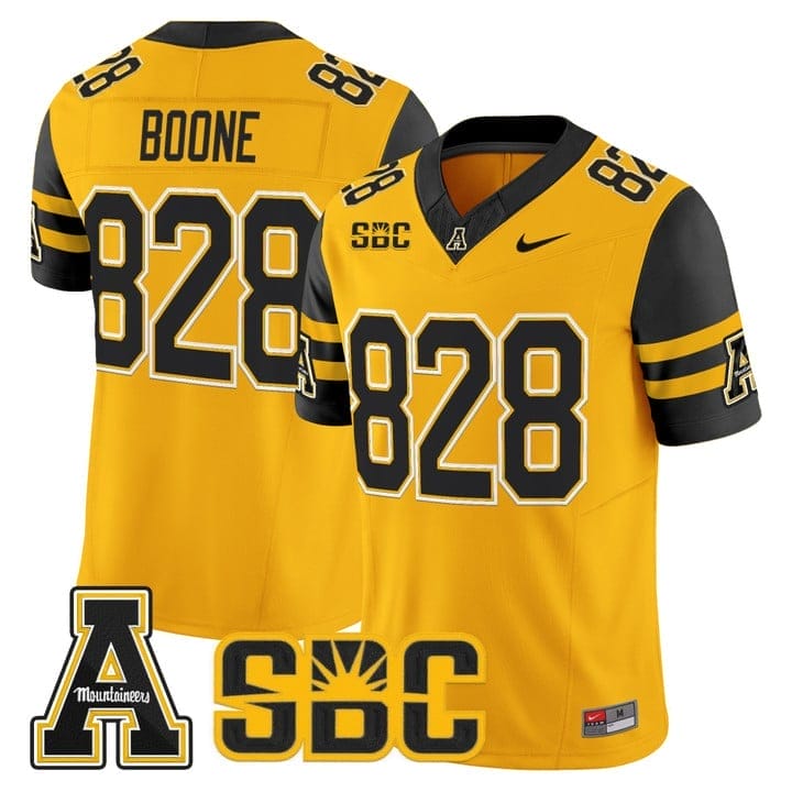 Boone Jersey #828 App State Mountaineers 2025 Vapor Limited Stitched - Image 3