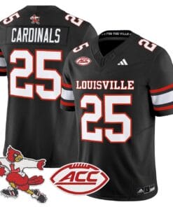 Alternative view of Cardinals Jersey #25 Louisville Cardinals 2025 Vapor Limited Stitched