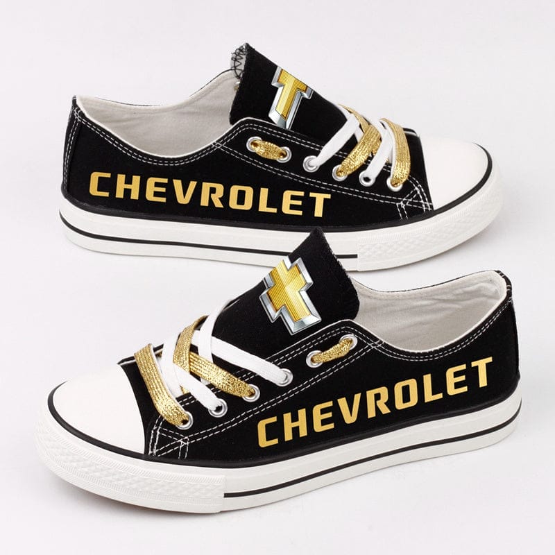 Chevrolet Canvas Sneakers Shoes For Men Women Fans - Image 5