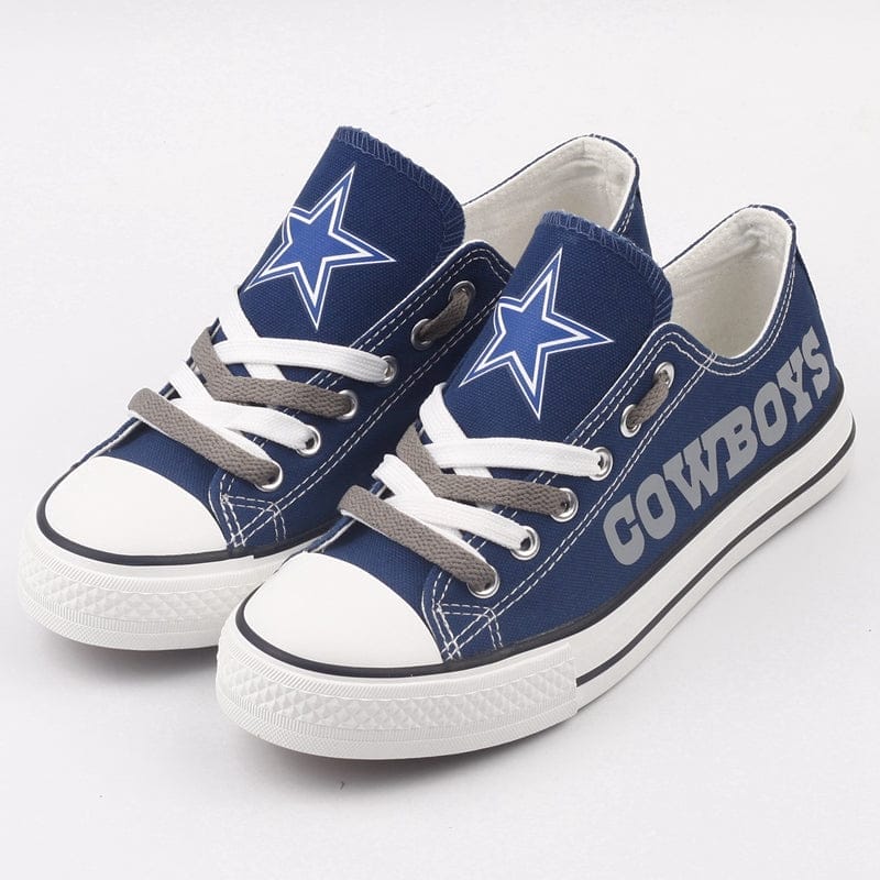 Dallas Cowboys Low Top Canvas Sport Sneakers Shoes For Men Women Fans - Image 5