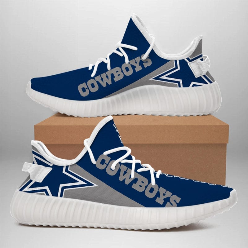 Dallas Cowboys NFL 350v Yeezy Sneakers For Men Women Fans