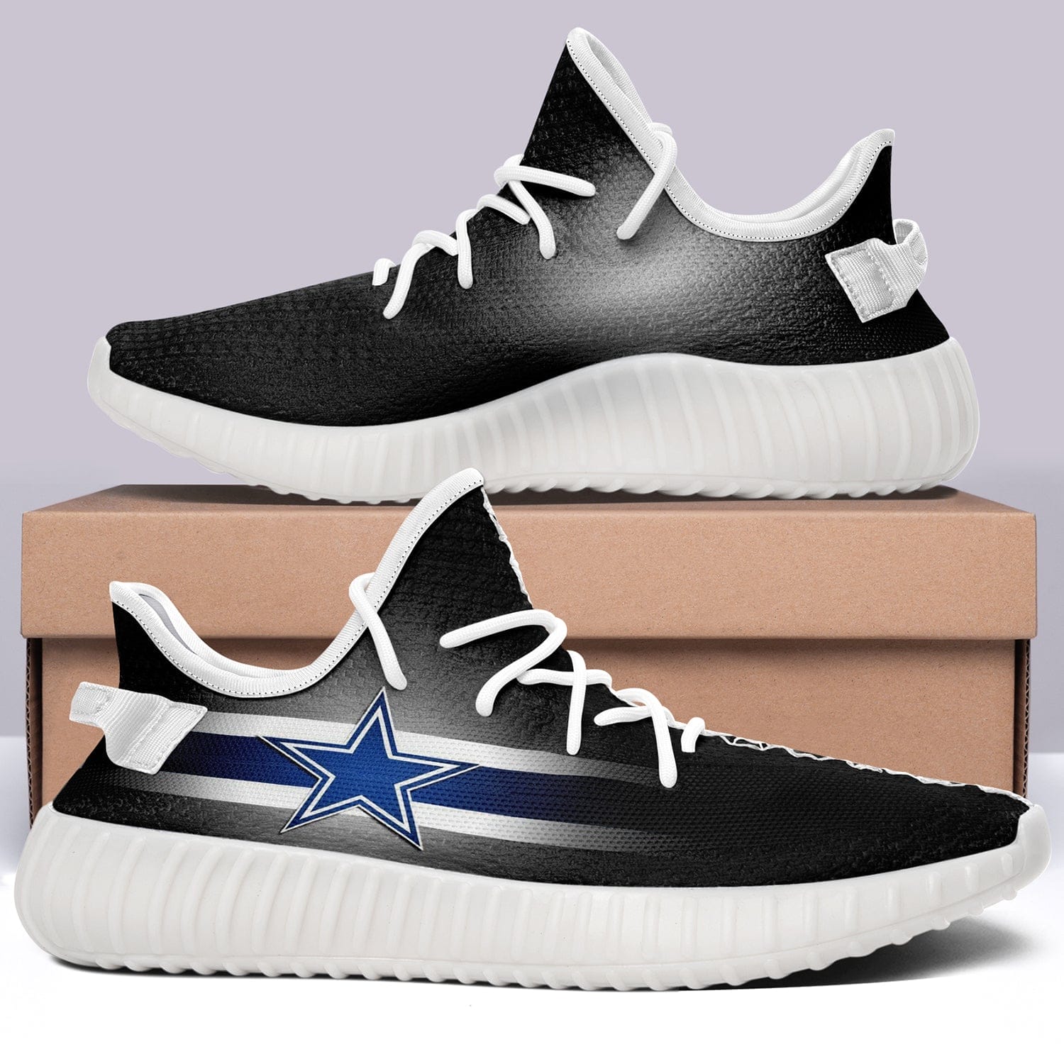 Dallas Cowboys NFL 350v Yeezy Sneakers For Men Women Fans