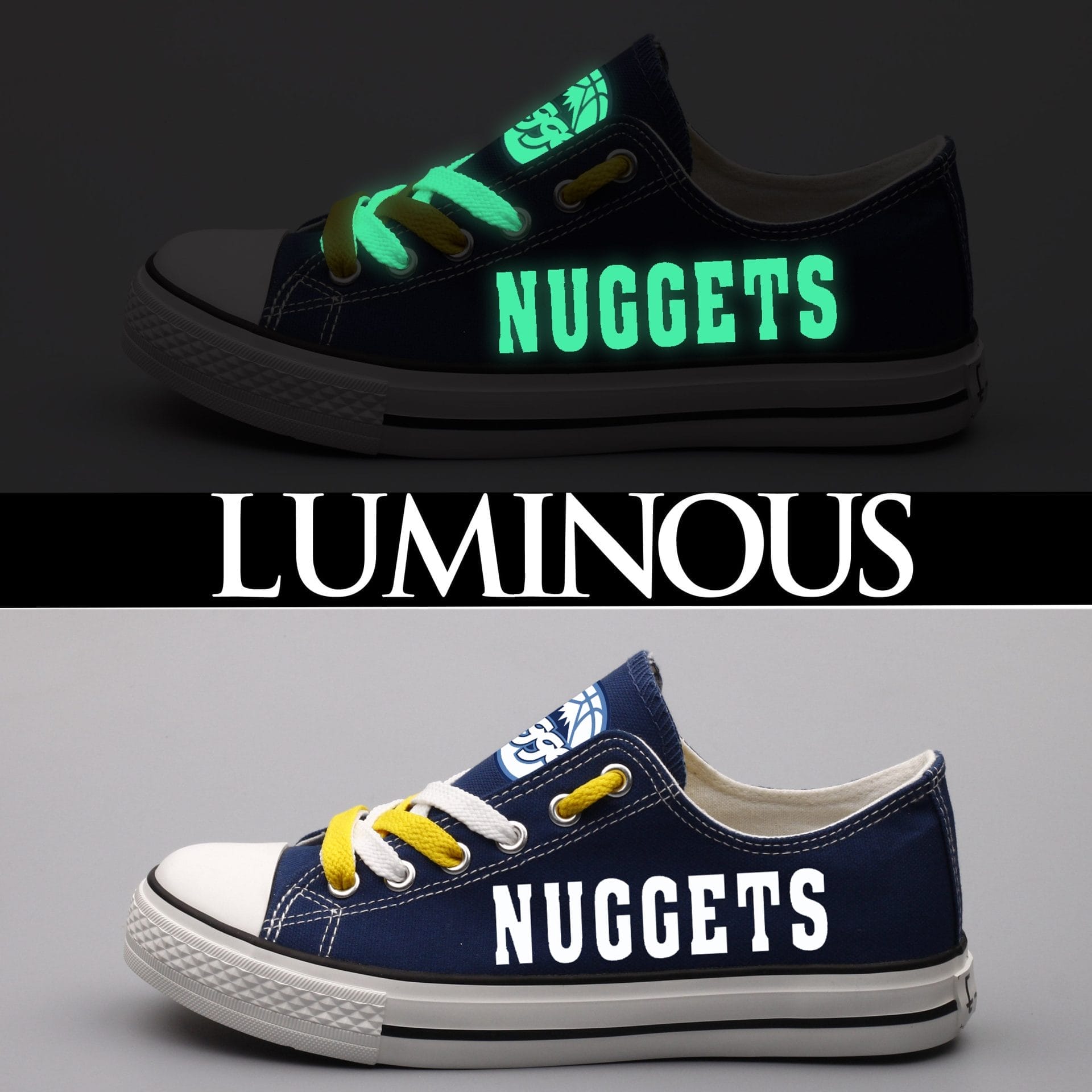 Denver Nuggets Atlanta Hawks Sport Sneakers Shoes For Men Women Fans