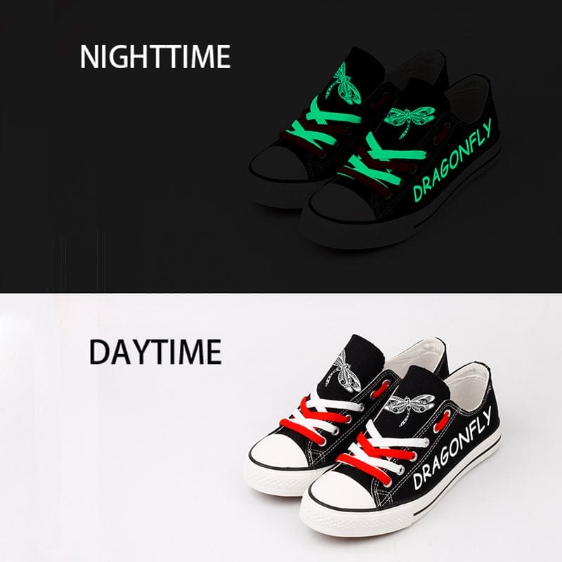 Dragonfly Canvas Sneakers Shoes For Men Women Fans - Image 2