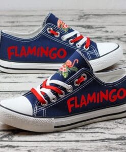 Alternative view of Flamingo Canvas Sneakers Shoes For Men Women Fans