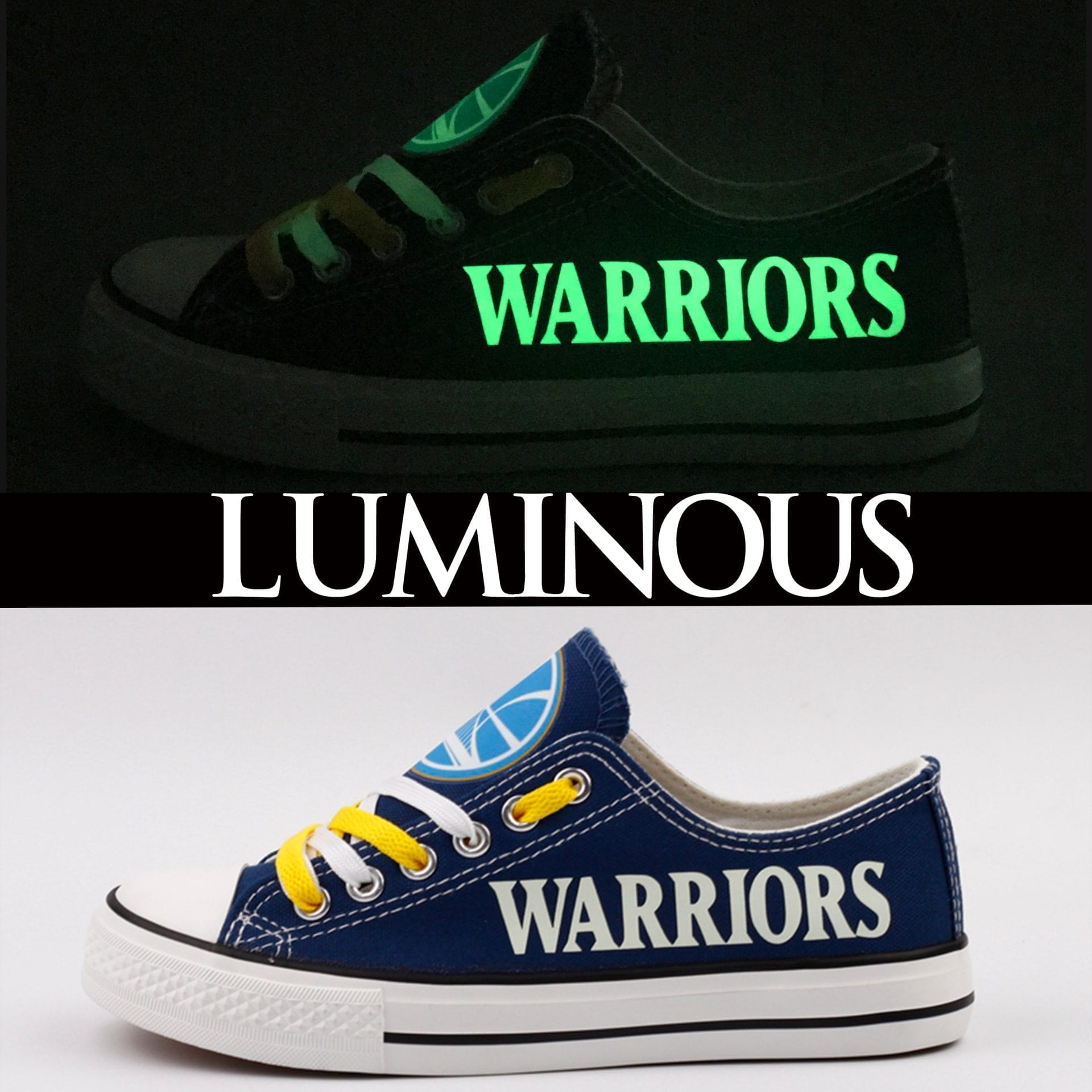 Golden State Warriors Atlanta Hawks Sport Sneakers Shoes For Men Women Fans - Image 3