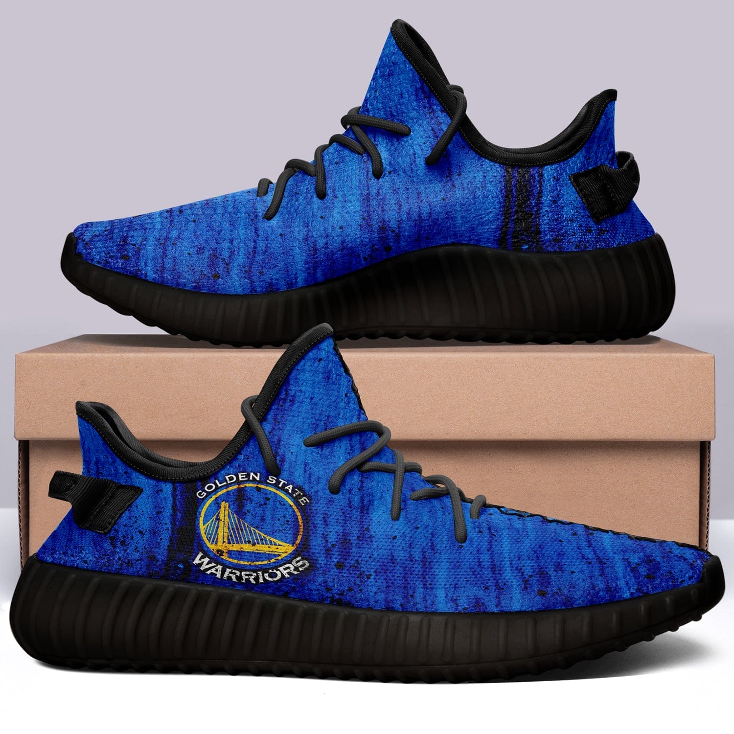 Golden State Warriors NBA 350v Yeezy Sneakers For Men Women Fans - Image 2