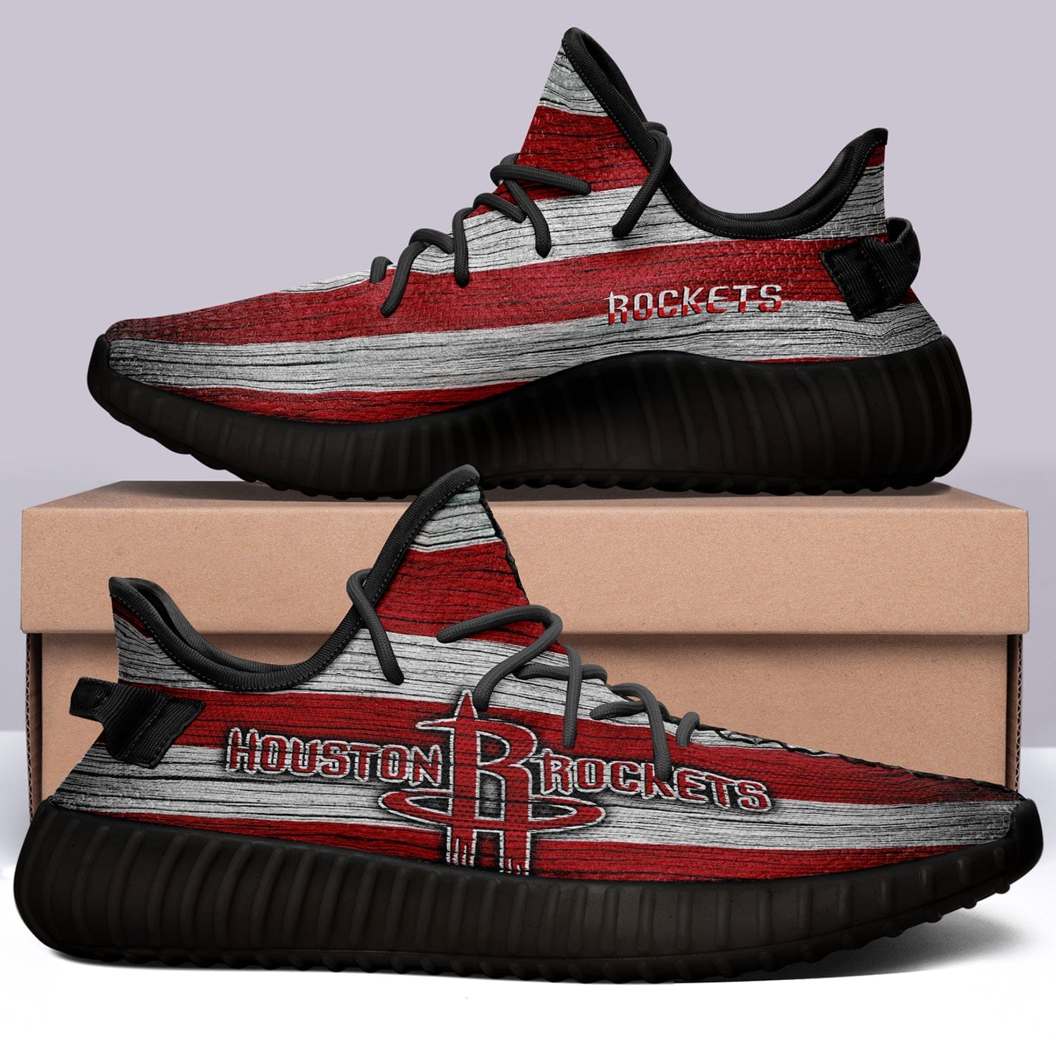 Houston Rockets NBA 350v Yeezy Sneakers For Men Women Fans - Image 7