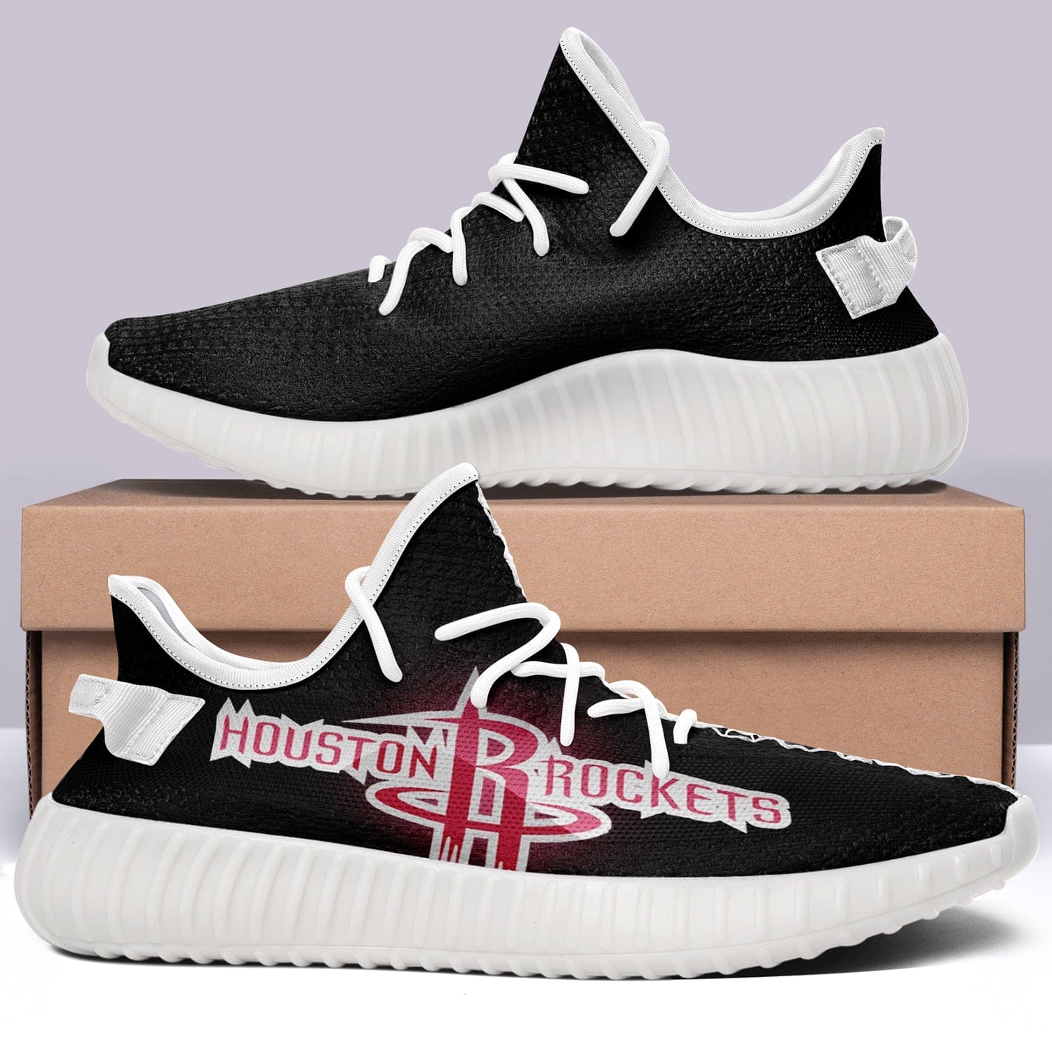 Houston Rockets NBA 350v Yeezy Sneakers For Men Women Fans - Image 5