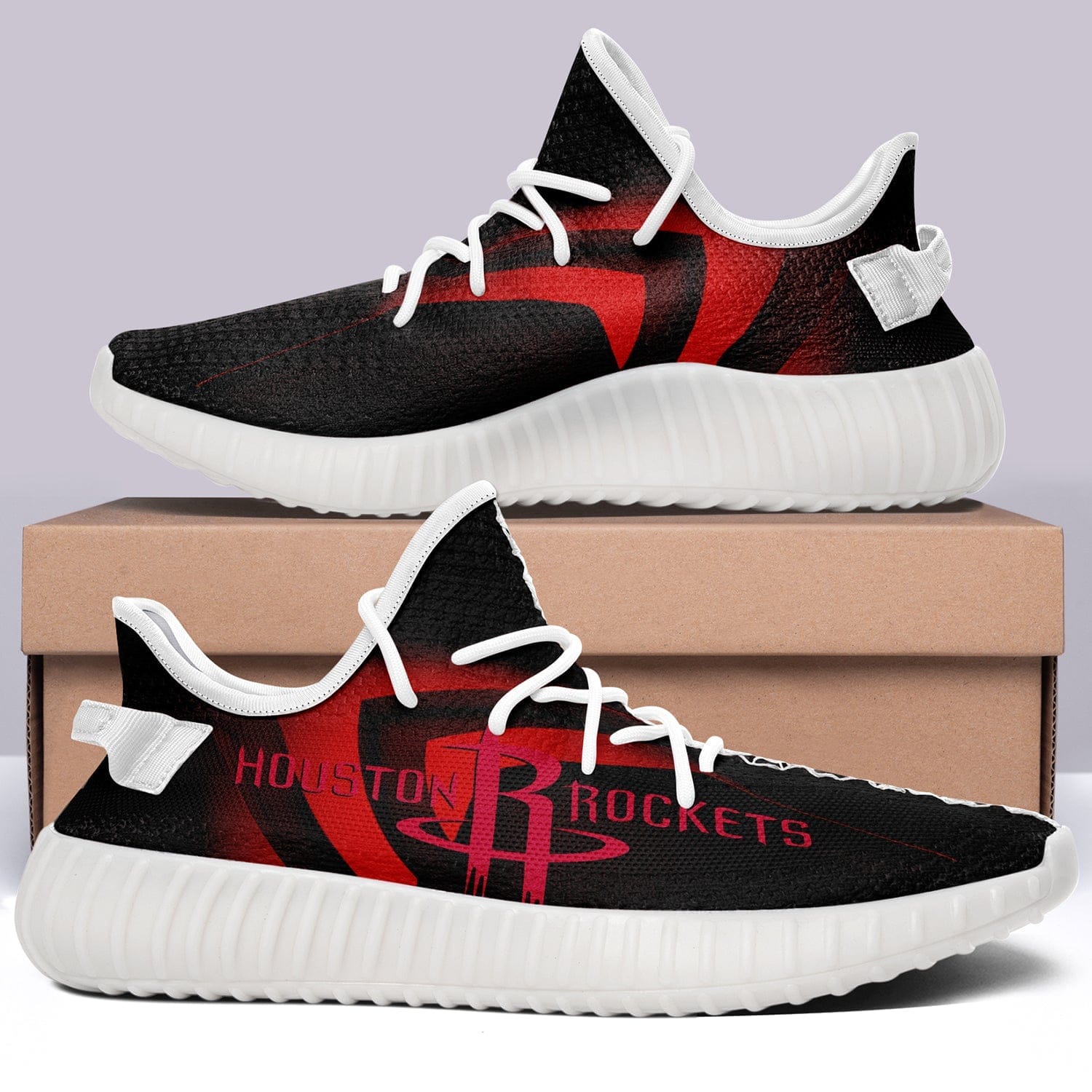 Houston Rockets NBA 350v Yeezy Sneakers For Men Women Fans - Image 6