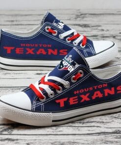 Houston Texans Low Top Canvas Sport Sneakers Shoes For Men Women Fans