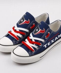 Houston Texans Low Top Canvas Sport Sneakers Shoes For Men Women Fans