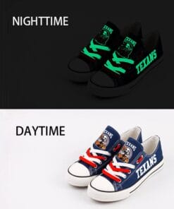 Alternative view of Houston Texans Low Top Canvas Sport Sneakers Shoes For Men Women Fans