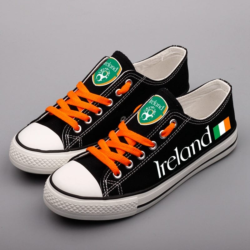 Ireland Low Top Canvas Sport Sneakers Shoes For Men Women Fans