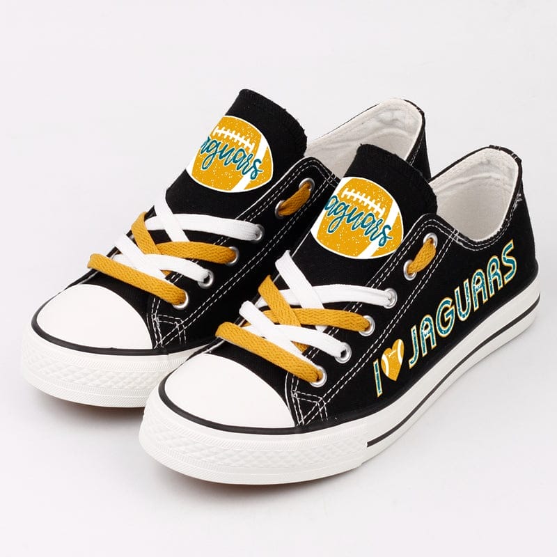 Jacksonville Jaguars Low Top Canvas Sport Sneakers Shoes For Men Women Fans - Image 4
