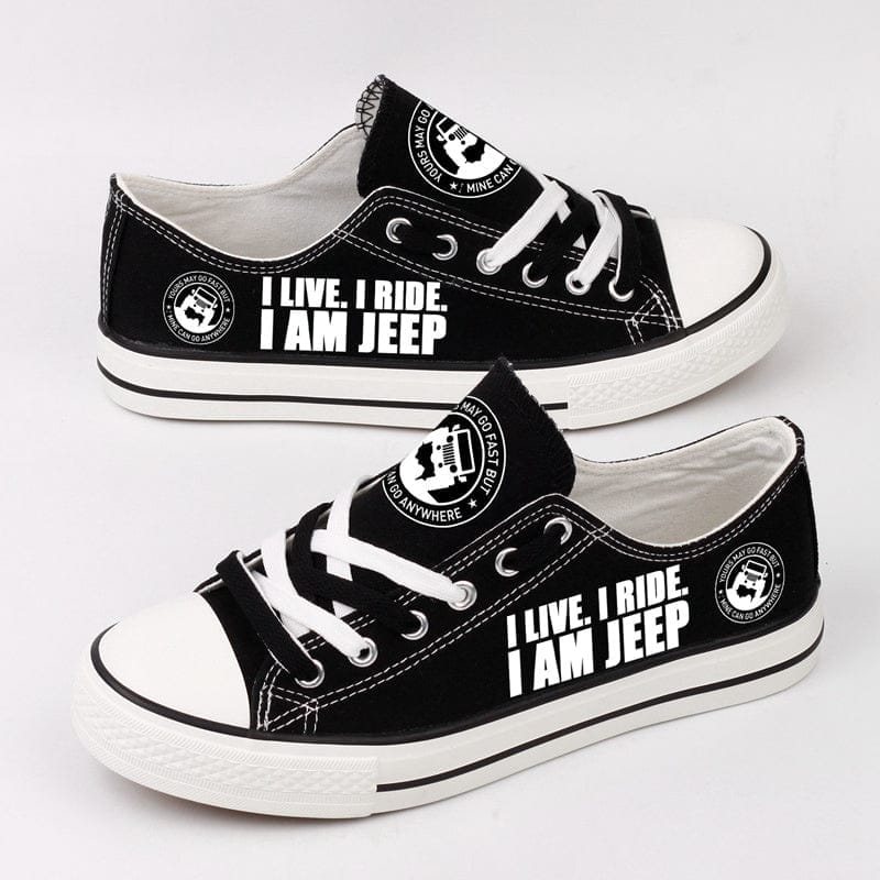 Jeep 1 Canvas Sneakers Shoes For Men Women Fans - Image 4