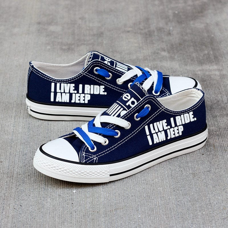 Jeep 1 Canvas Sneakers Shoes For Men Women Fans - Image 5