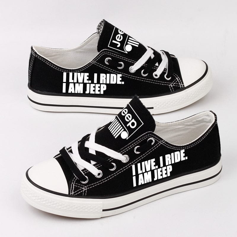 Jeep 1 Canvas Sneakers Shoes For Men Women Fans - Image 6