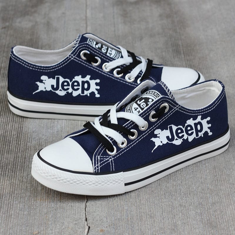 Jeep 2 Canvas Sneakers Shoes For Men Women Fans - Image 4
