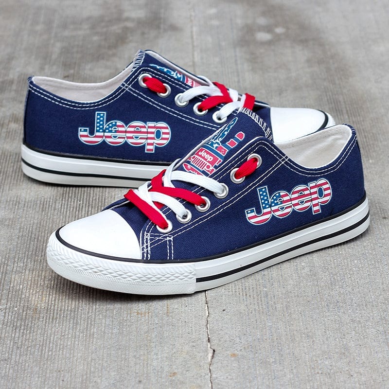 Jeep 2 Canvas Sneakers Shoes For Men Women Fans - Image 6