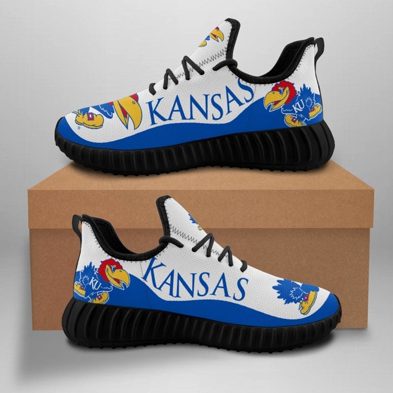 Kansas Jayhawks NCAA Sneaker Shoes Hot Team For Men Women Fans
