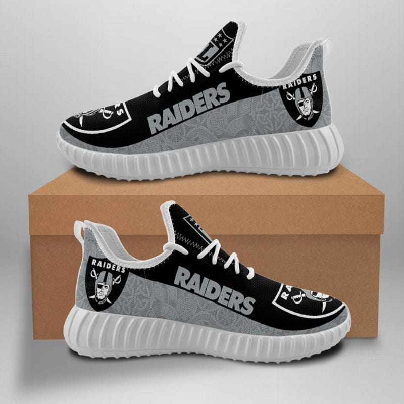Las Vegas Raiders Sneaker Shoes NFL For Men Women Fans - Image 3