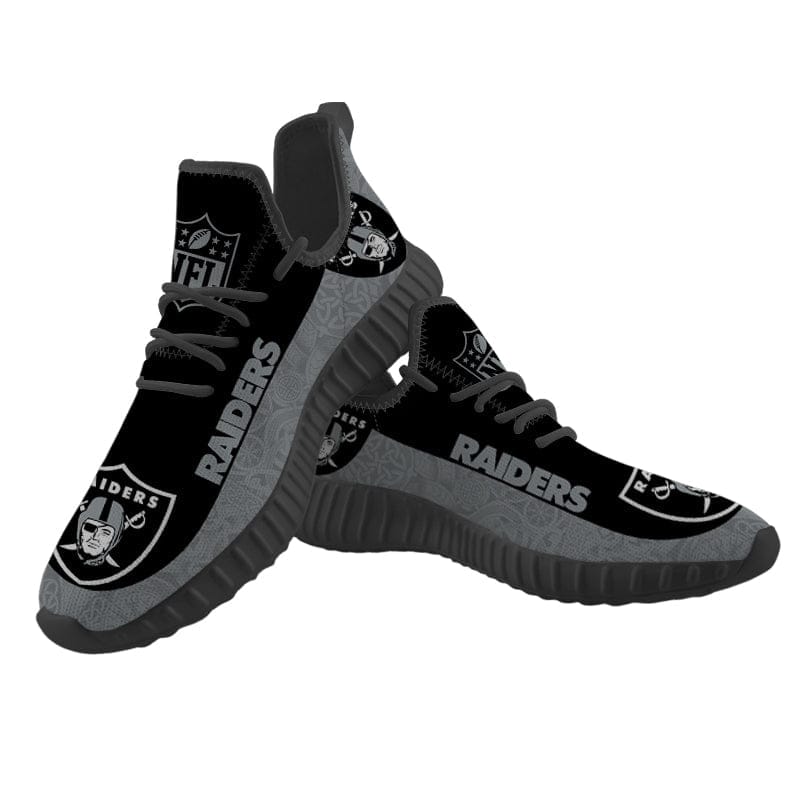 Las Vegas Raiders Sneaker Shoes NFL For Men Women Fans - Image 5