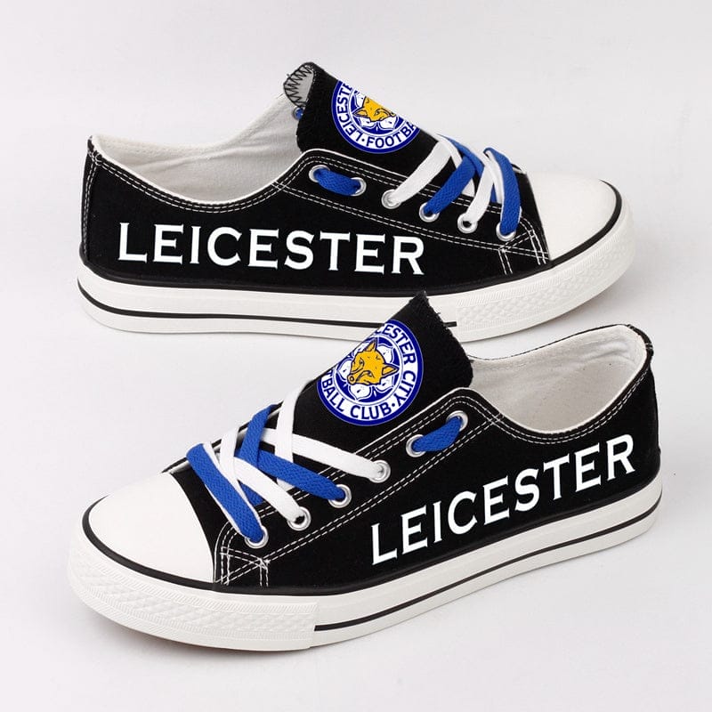 Leicester City Low Top Canvas Sport Sneakers Shoes For Men Women Fans