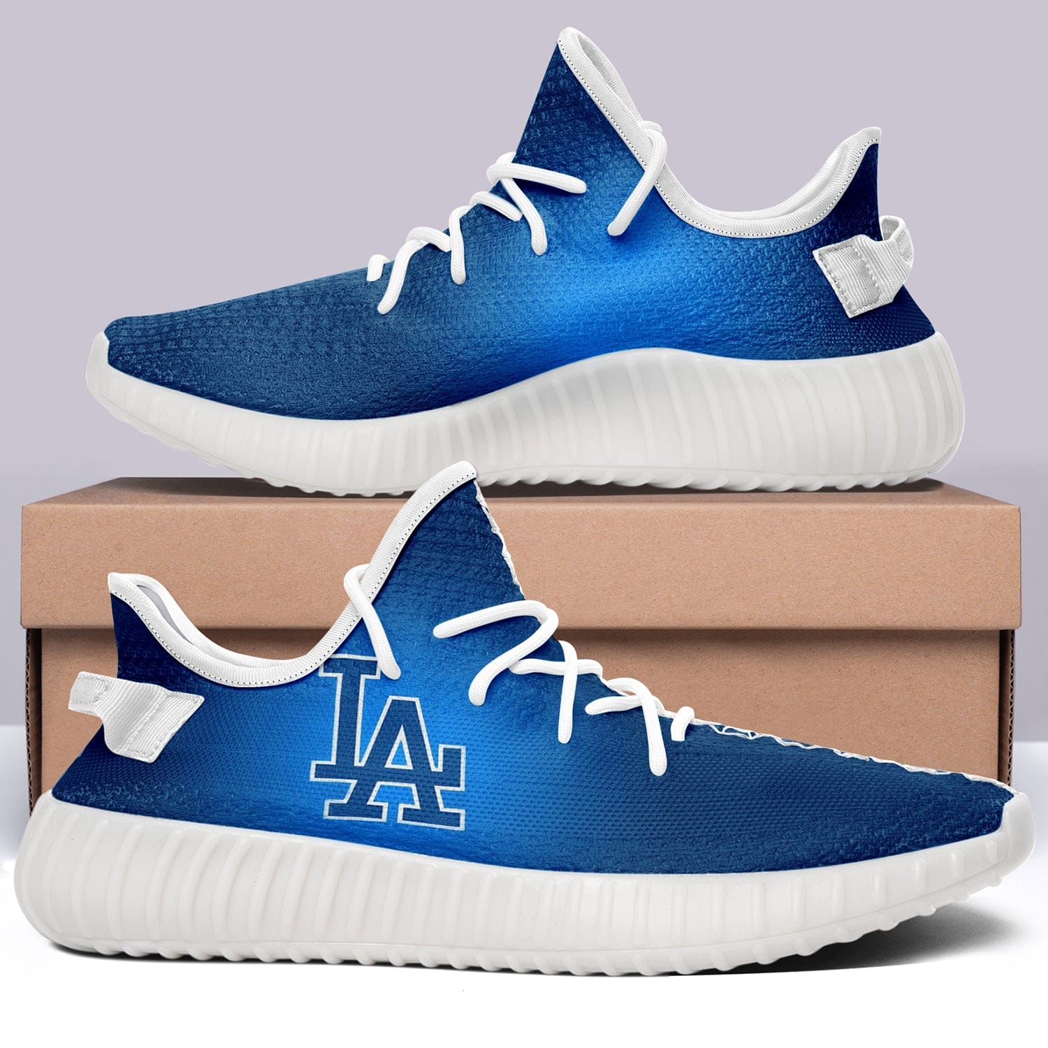 Los Angeles Dodgers NFL 350v Yeezy Sneakers For Men Women Fans - Image 4