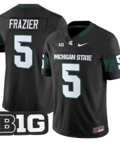 Makhi Frazier Jersey #5 Michigan State Spartans 2025 Vapor Stitched Black