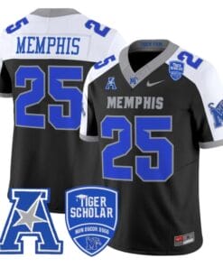 Memphis Jersey #25 Memphis Tigers 2025 Vapor Limited Stitched Black Alter